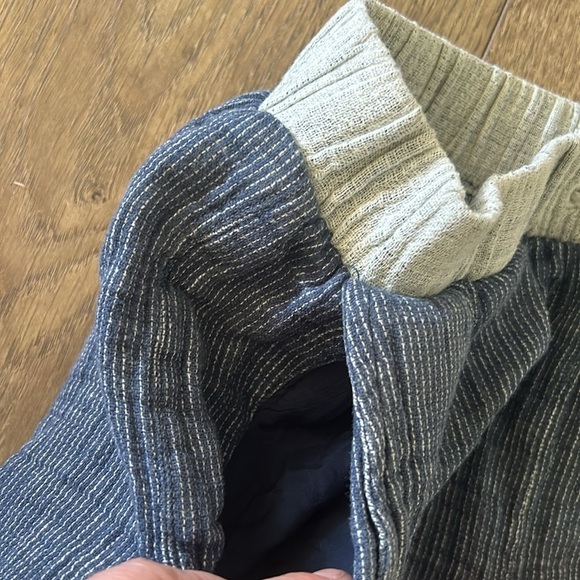 Madewell Linen/Corton Shorts Size XS Blue & gray Color - Picture 5 of 8